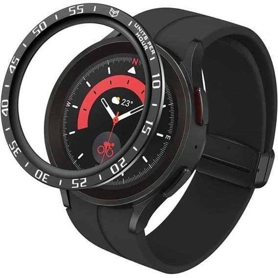 Накладка на безель для Samsung Galaxy Watch 5 Pro 45mm, Black ringke