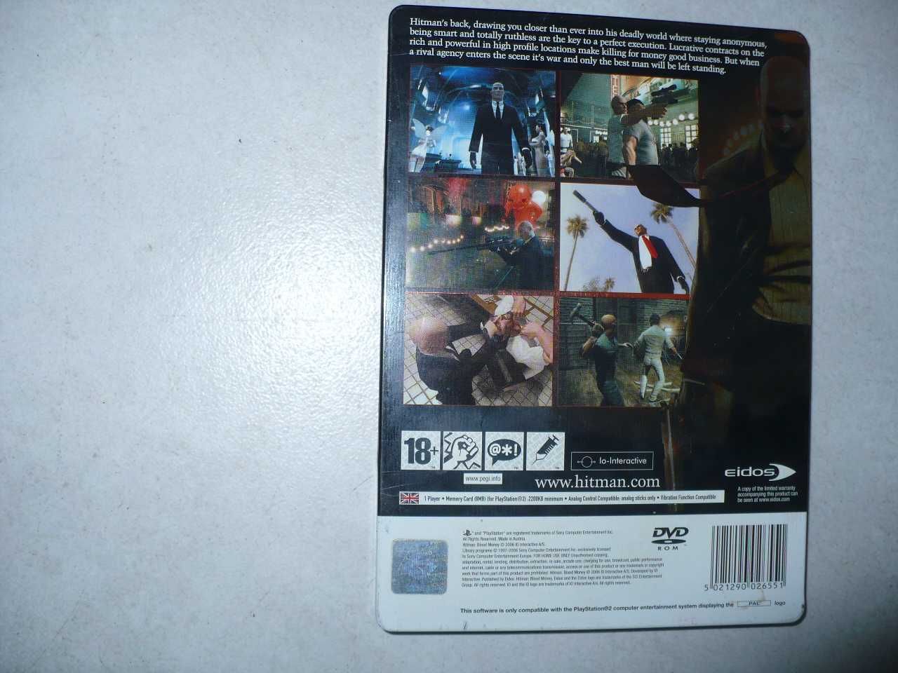 Hitman na Ps2,,Steelbook''-Blood Money''