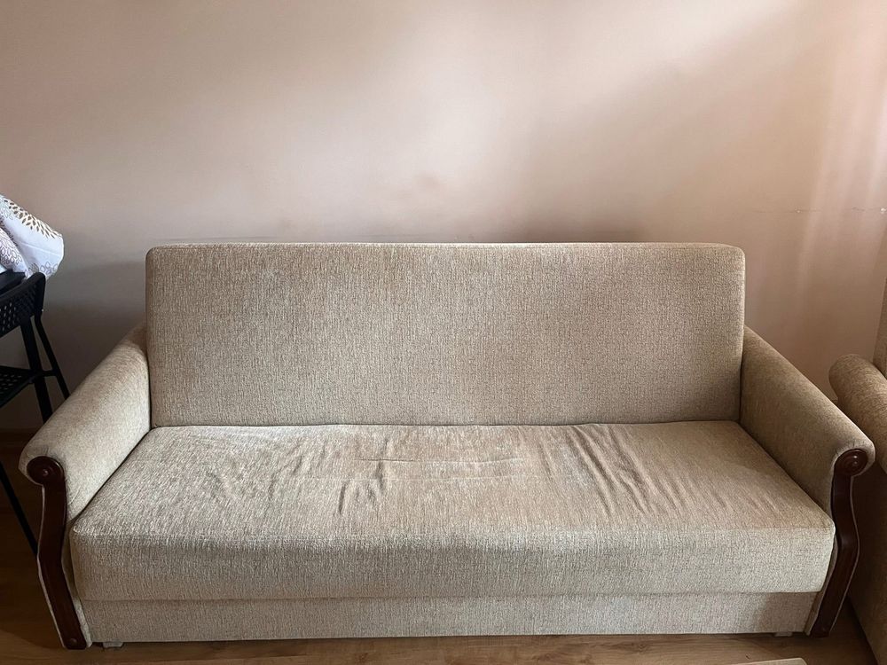 Kanapa sofa jasna beżowa