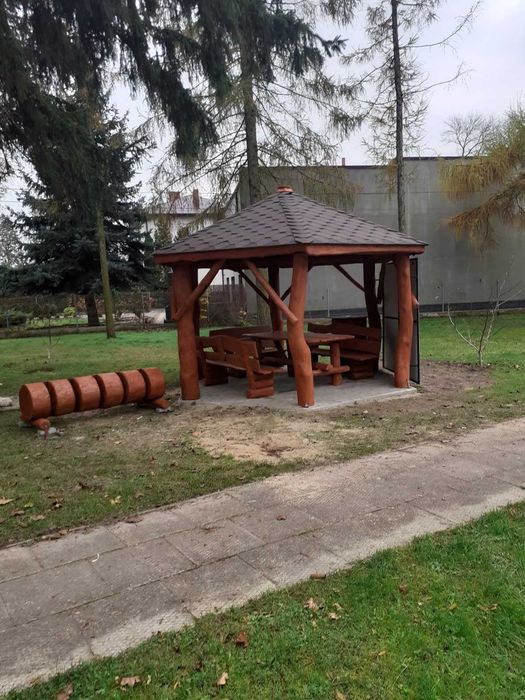 altany altana z bali drewna dębowego altanka altanki ogrodowa drewnian