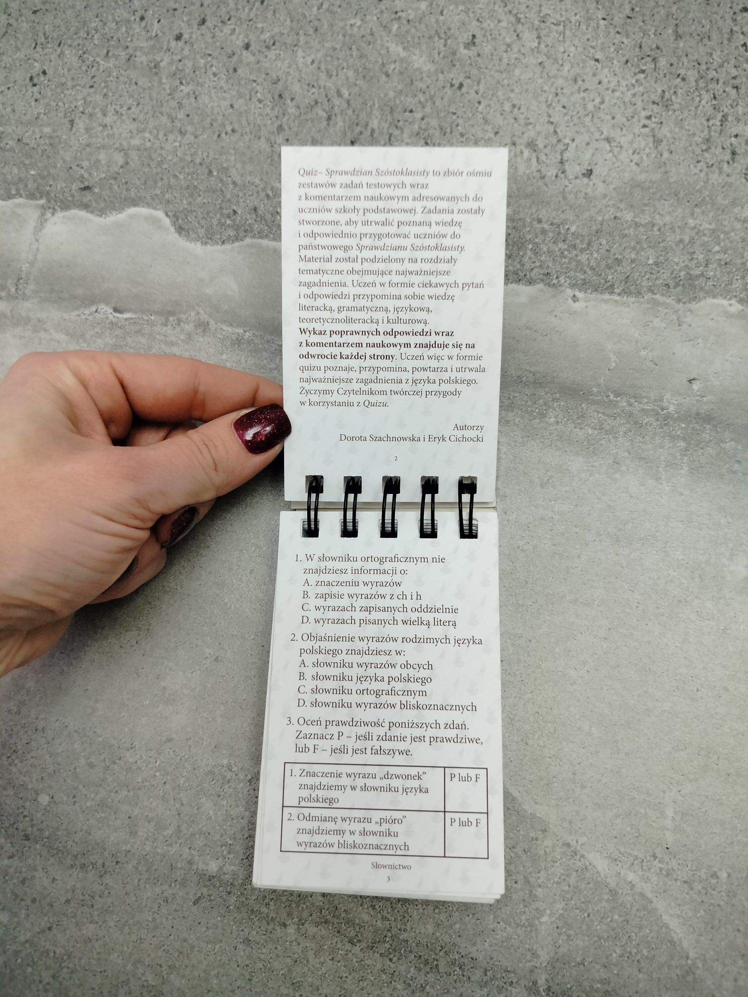 Język polski sprawdzian szóstoklasisty quiz