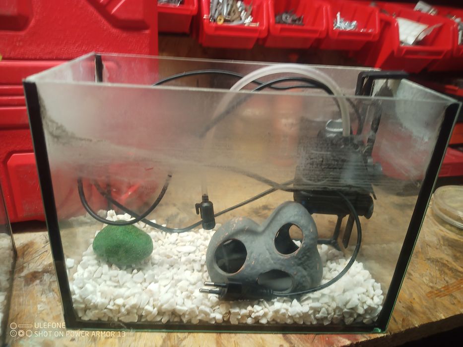 Akwarium + akcesoria 5 litrów