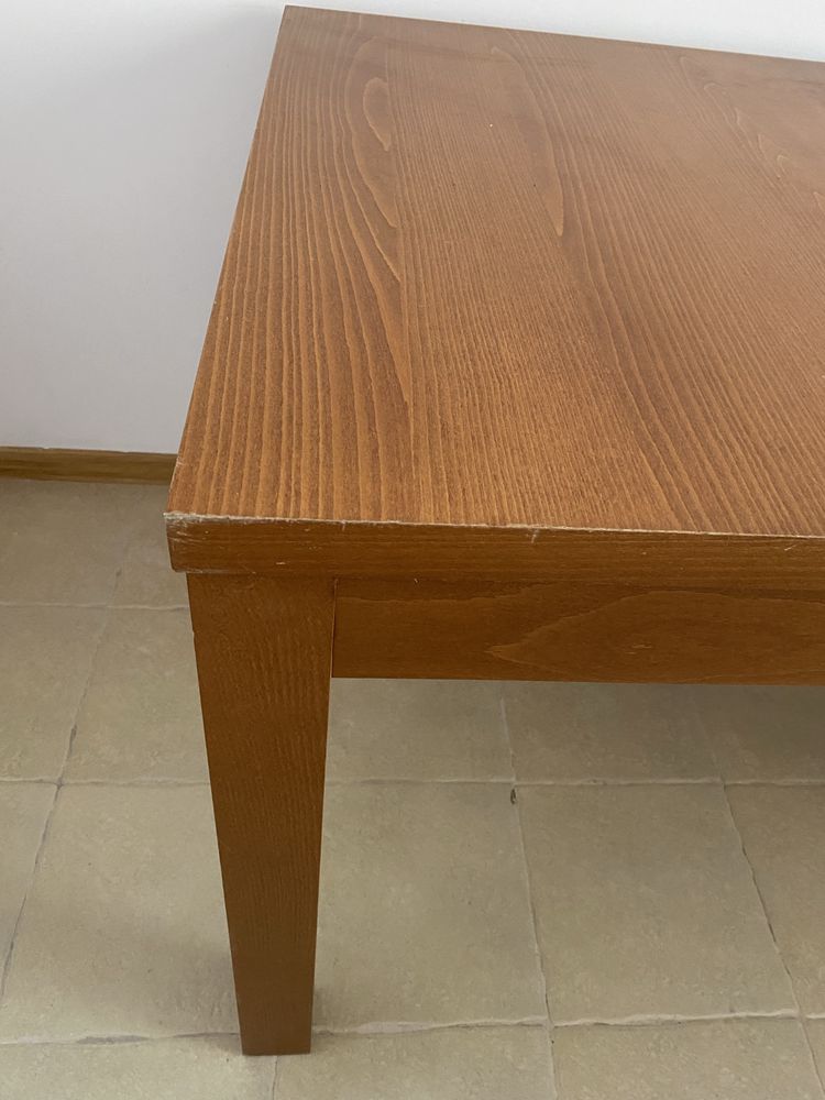 Drewniany rozkladany stol 90x120