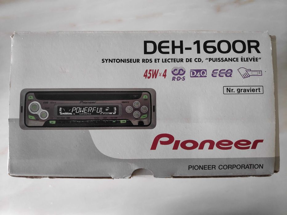 Autorádio Pioneer DEH-1600R (45Wx4)