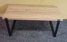 Vicco Halifax, 110 x 56 cm z metalową ramą, Rustykalny dąb