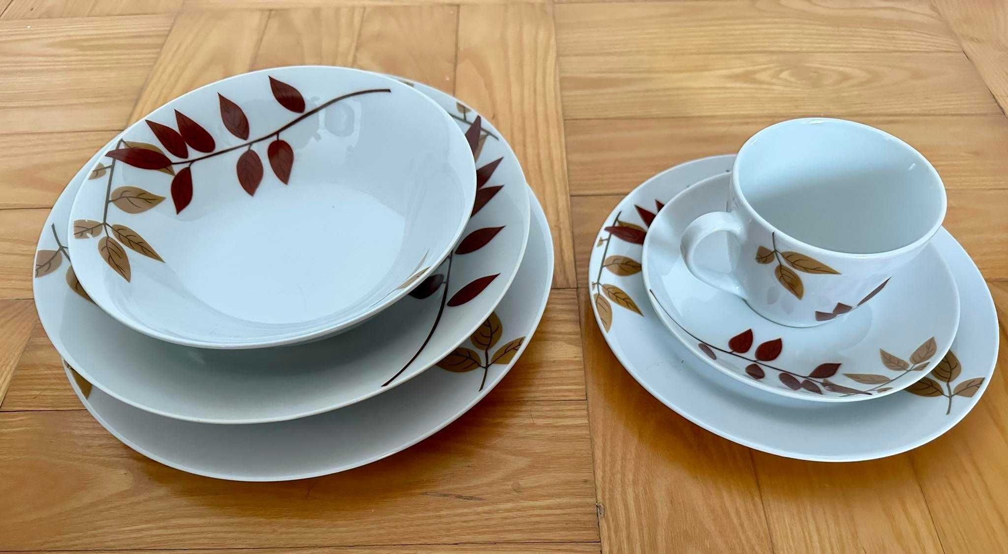 Serwis porcelanowy obiadowo-kawowy Altom Design autumn 31 szt - 6 osób