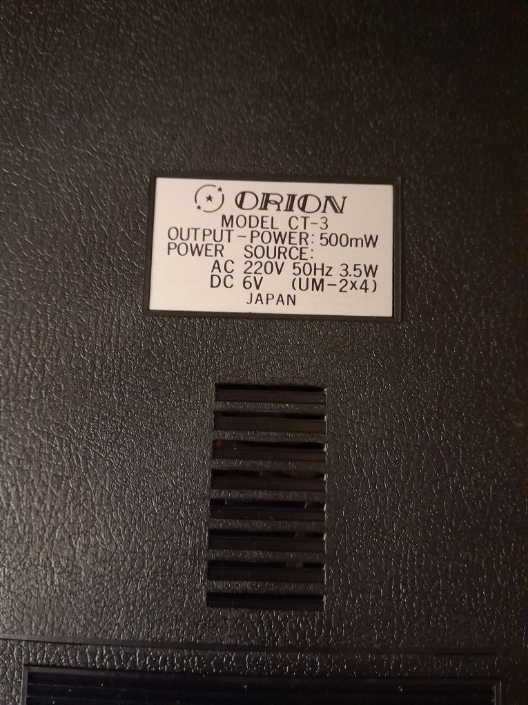 Gravador leitor de cassetes da marca Orion