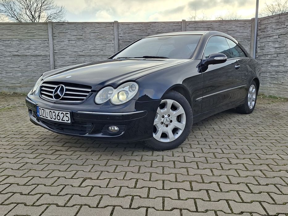 Mercedes-Benz CLK 270cdi automat duża navi skóra xenon czujniki
