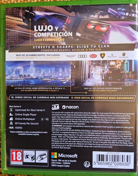 Test Drive Unlimited Solar Crown  2024 Xbox