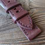 Pasek do zegarka ręcznie robiony 22 mm skóra naturalna handmade