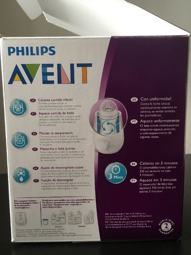 Aquecedor de Biberões e Comida PHILIPS AVENT SCF355/00