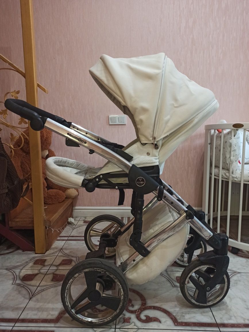 Коляска Junama diamond 2в1 біла