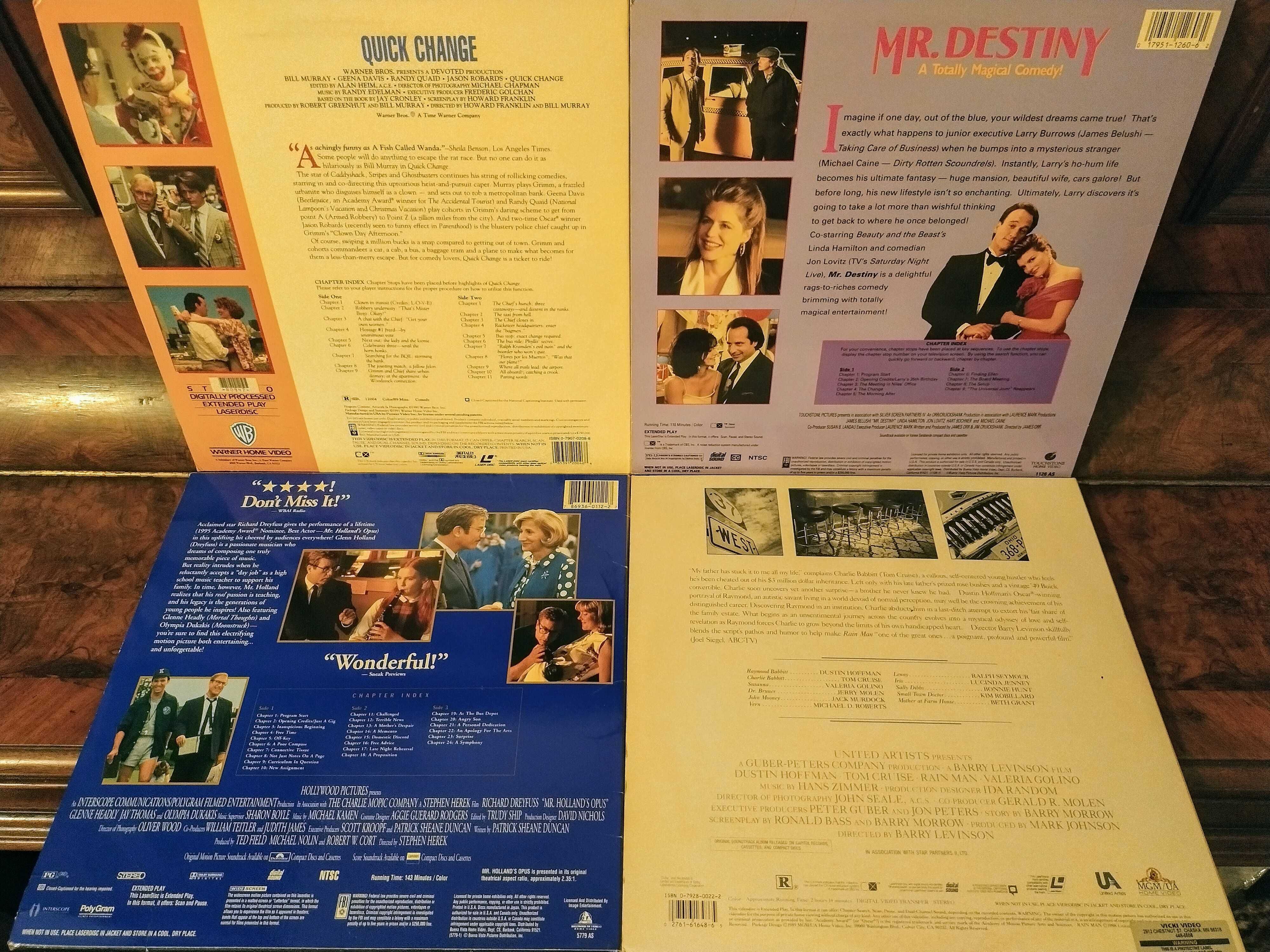 LaserDisc/(Лазерный Диск)//Rare Perfect Çondition///(4Mov/6LD)