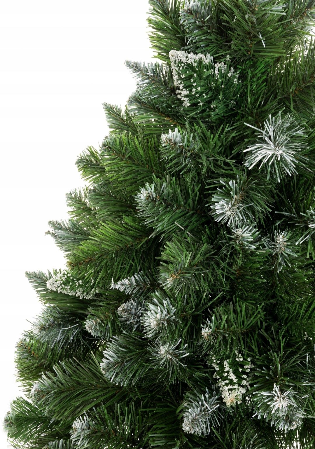 Choinka sztuczna na naturalnym pniu 220 cm sosna diamentowa