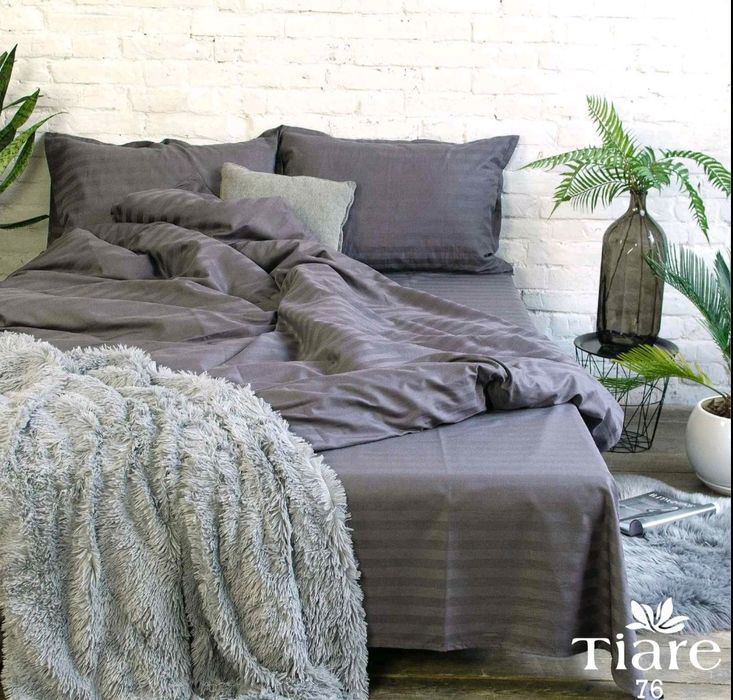 Безкоштовна доставка. Сатин Страйп Stripe Вилюта Viluta. 100% бавовна