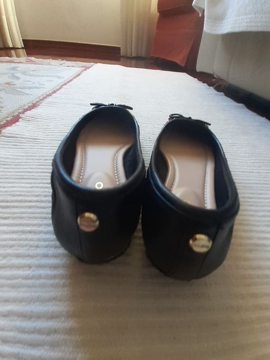 Sapatos senhora em pele