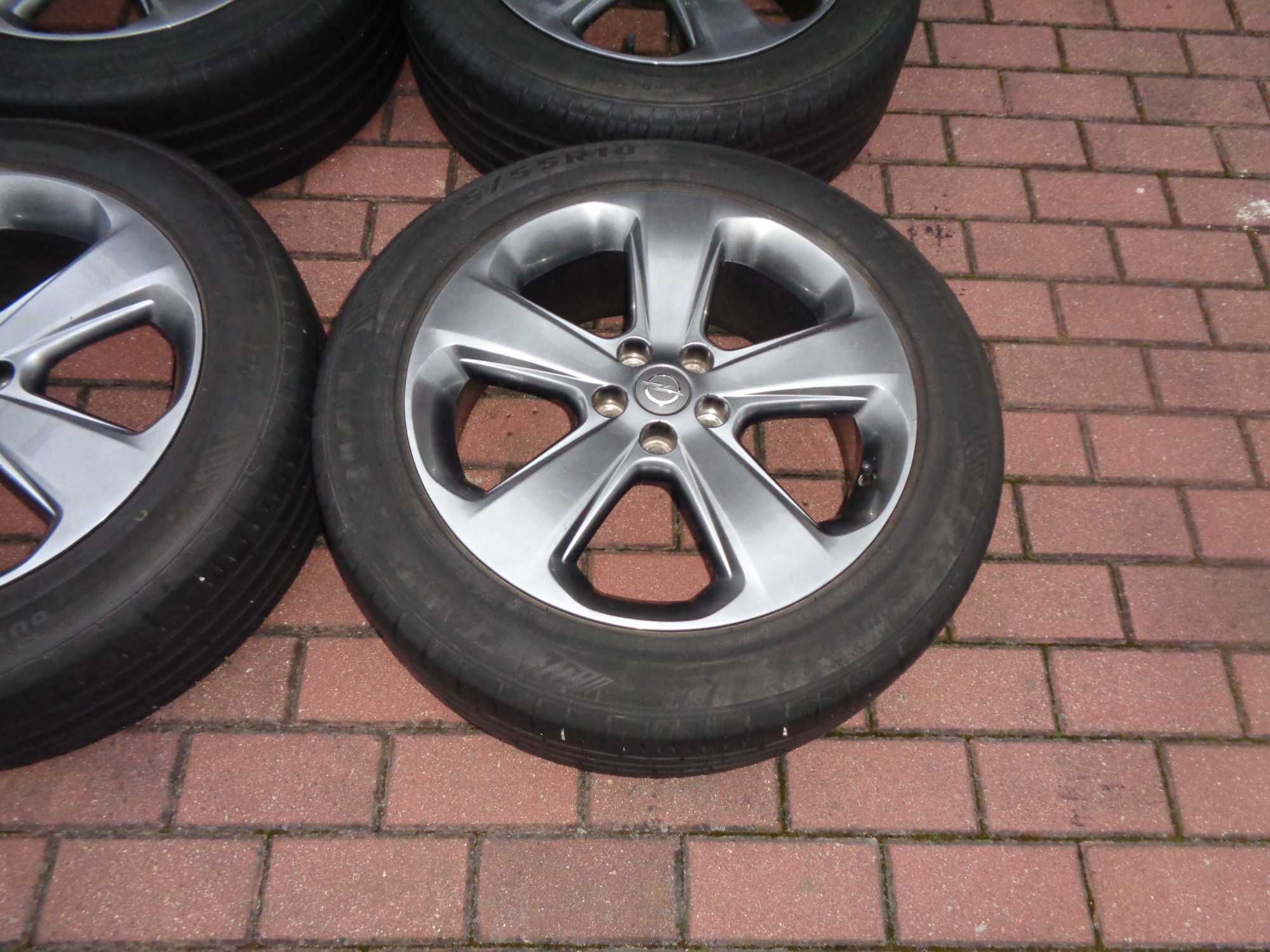 Alufelgi 18 Opel Mokka Astra J z oponami 6/7mm 5x105 ORYGINAŁ sr 56,6m