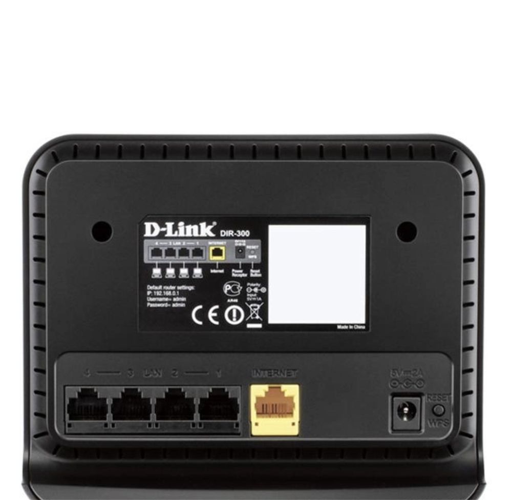 Маршрутизатор D-Link DIR-300/NRU/B7