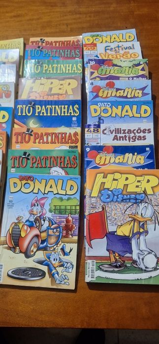 Lote de Revistas Disney – Tio Patinhas, Pato Donald... - Vender Rápido