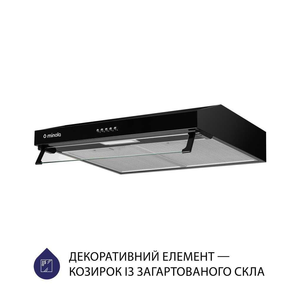 Витяжки плоскі різної потужності Perfelli Minola Ventolux