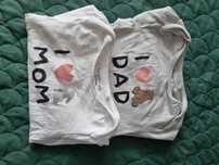 Body I love mom/ dad rozm 74