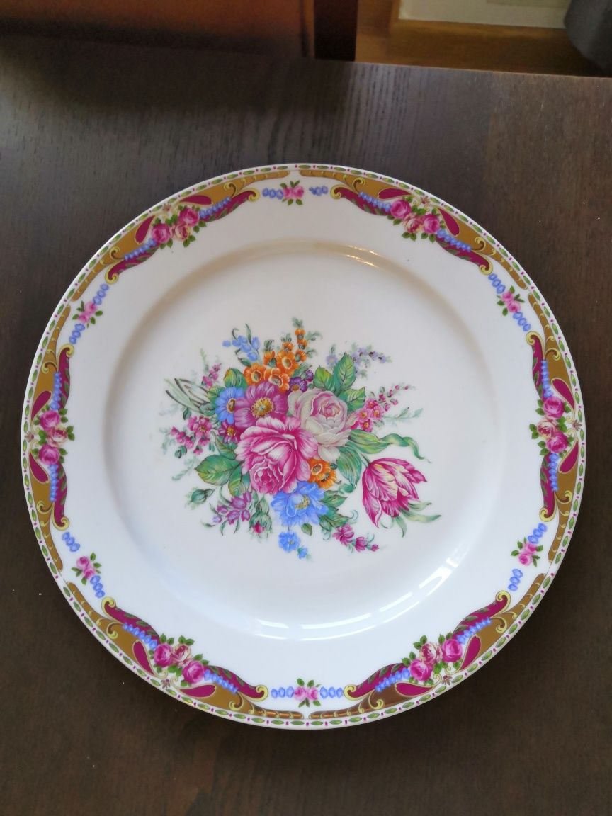 Conjunto terrina e prato em porcelana Limoges novo