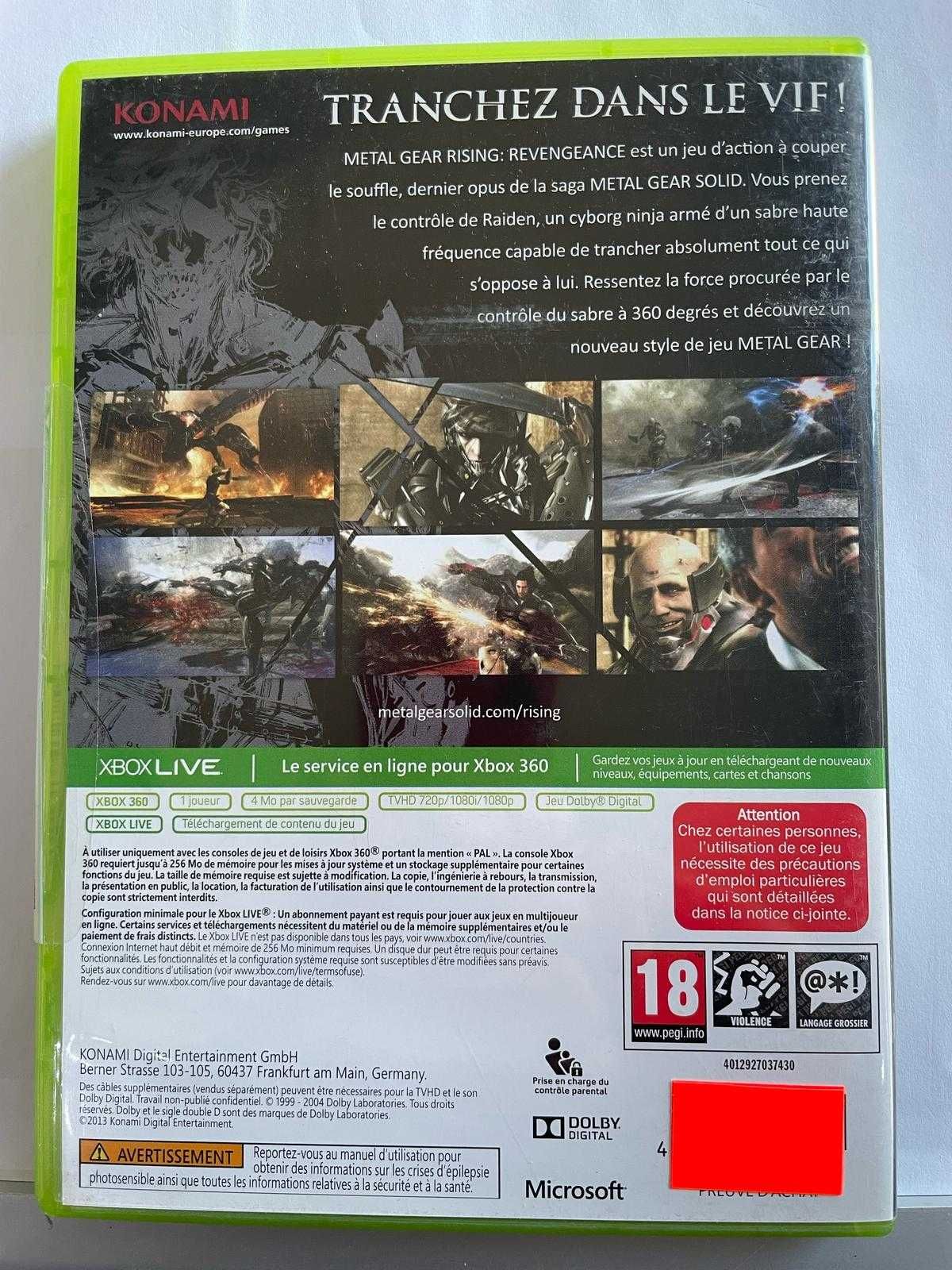 Xbox 360 - Metal Gear Rising Revengeance