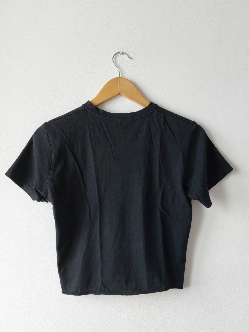 Czarna koszulka crop top 5.10.15 XXS XS