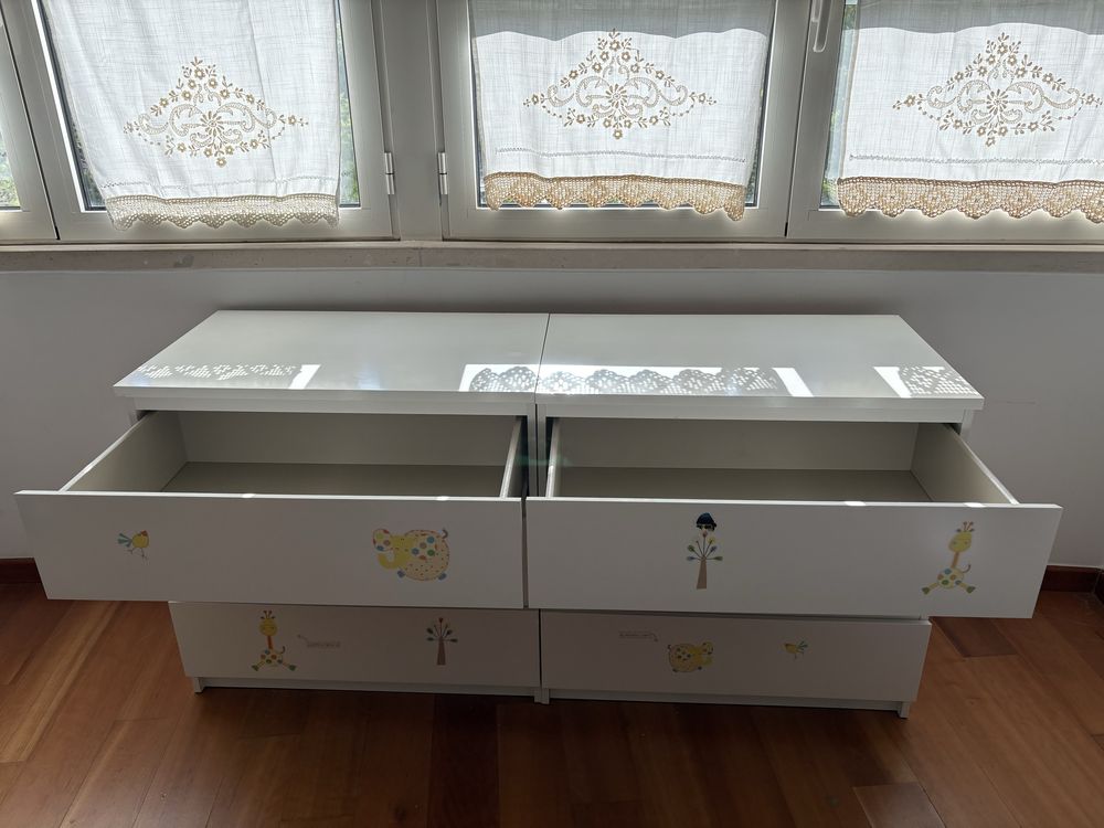 2 cómodas para quarto criança