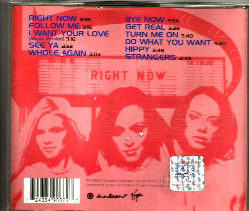 oryginalna płyta CD the best of Atomic Kitten Right Now