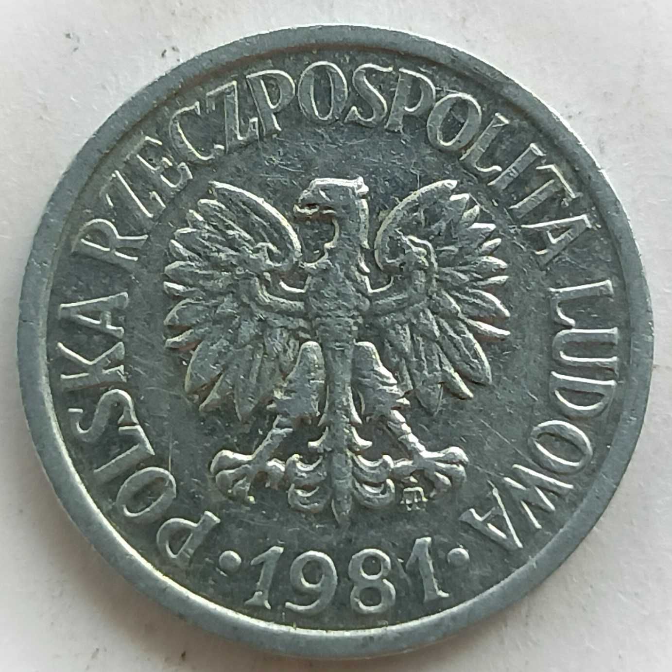 moneta 10 groszy z 1981 roku, PRL