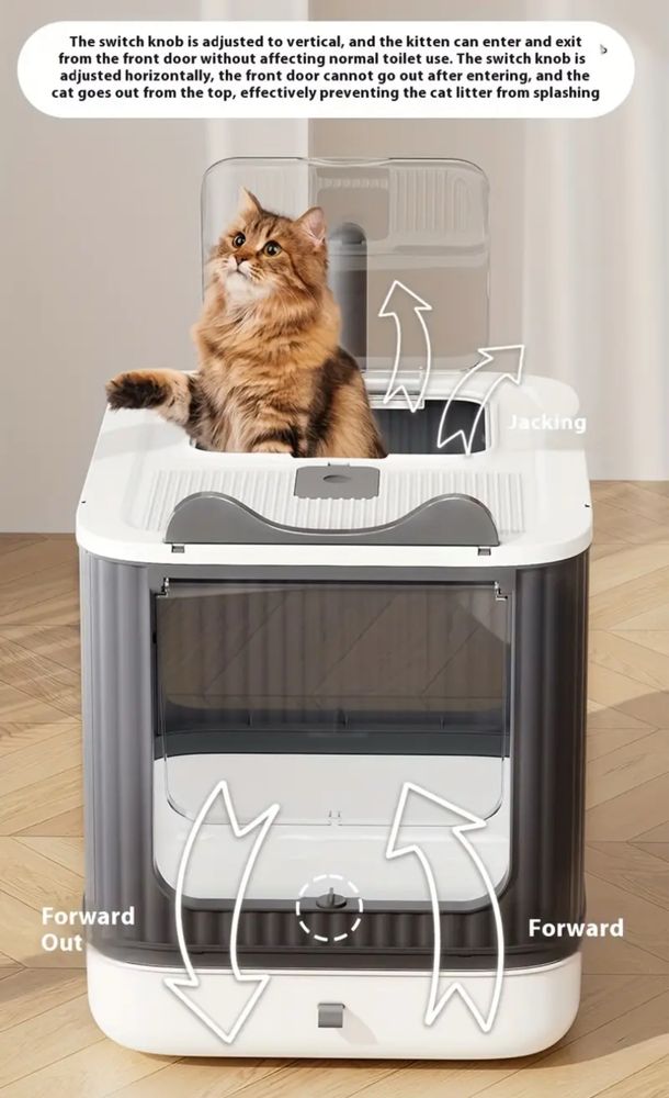 Caixa de areia para gato moderna nova