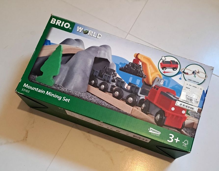 Kolejka drewniana, kilka zestawów