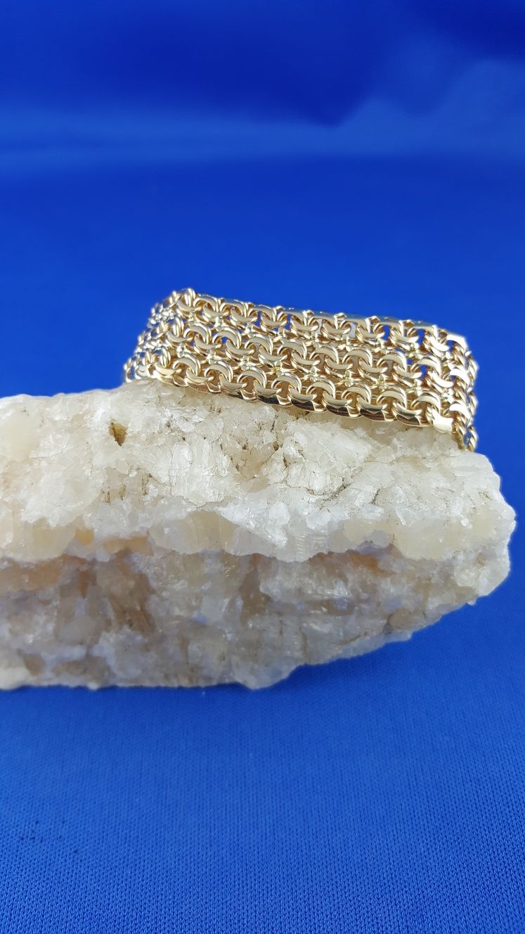 Złota bransoletka galibardi pr 585
