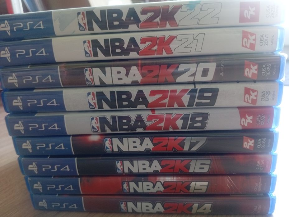 Kolekcja NBA 2K PS4 PS5 NBA 2K 22 PS4 + 21, 20, 19, 18, 17, 16, 15, 14
