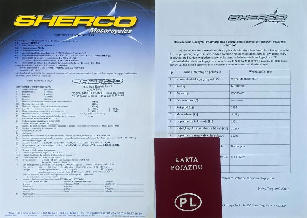 SHERCO ser 300 2t 2016 ENDURO ktm exc husqvarna beta husaberg    cross