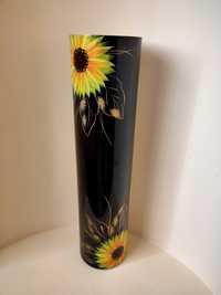 Ваза для цветов стильная ваза подсолнухи ручная роспись