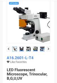 світлодіодний флуоресцентний мікроскоп з планшетною камерою