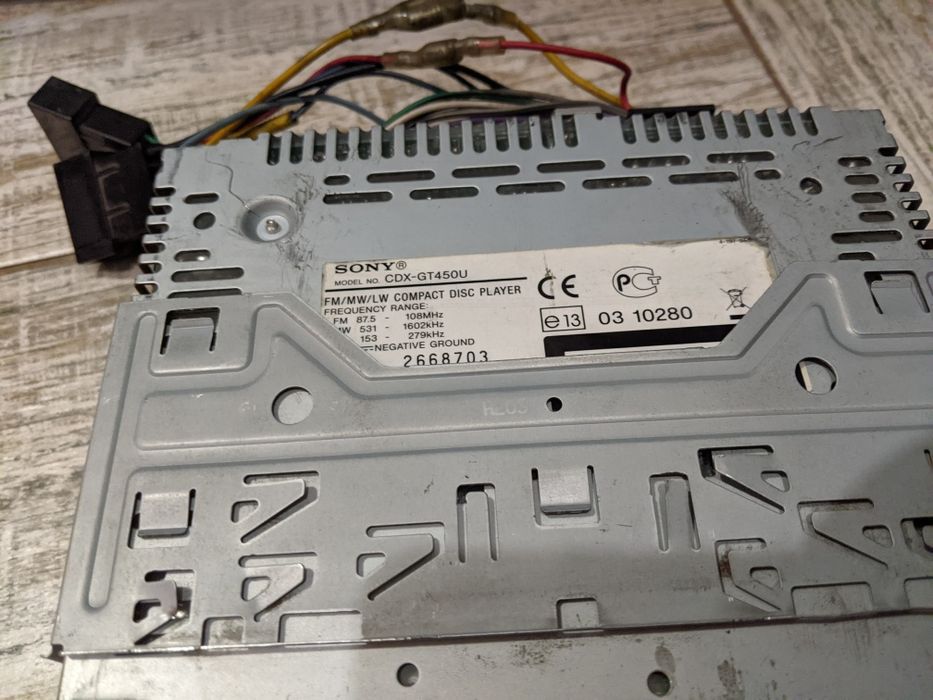 Sony CDX-GT450U, автомагнитола, магнитола.