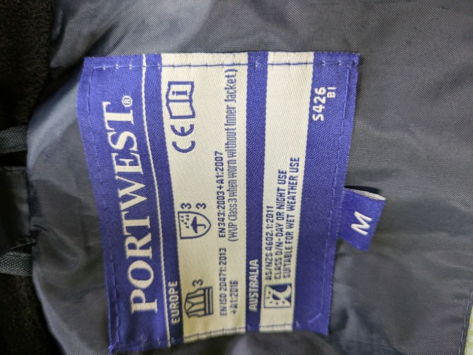Kurtka robocza przeciwdeszczowa portwest rozmiar M budowa odblaskowa