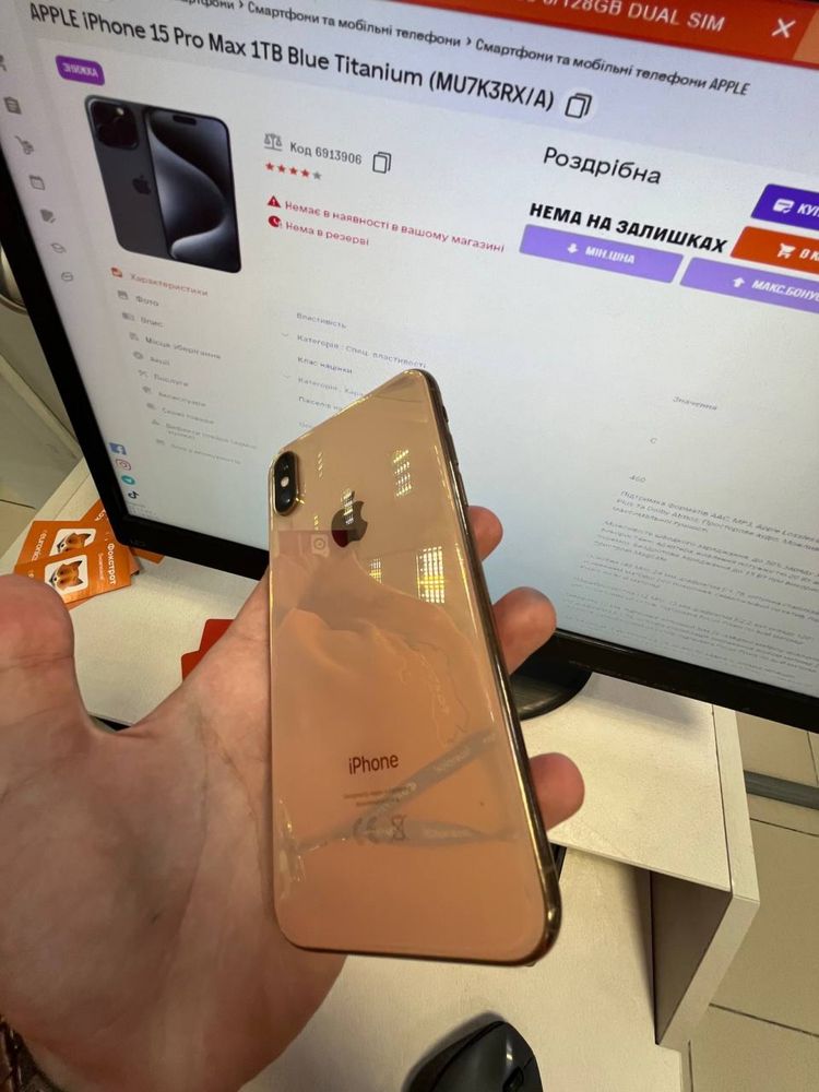 Iphone XS/64 GB/Gold Neverlock