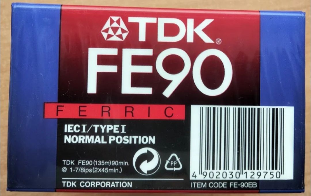 Cassetes TDK FE90