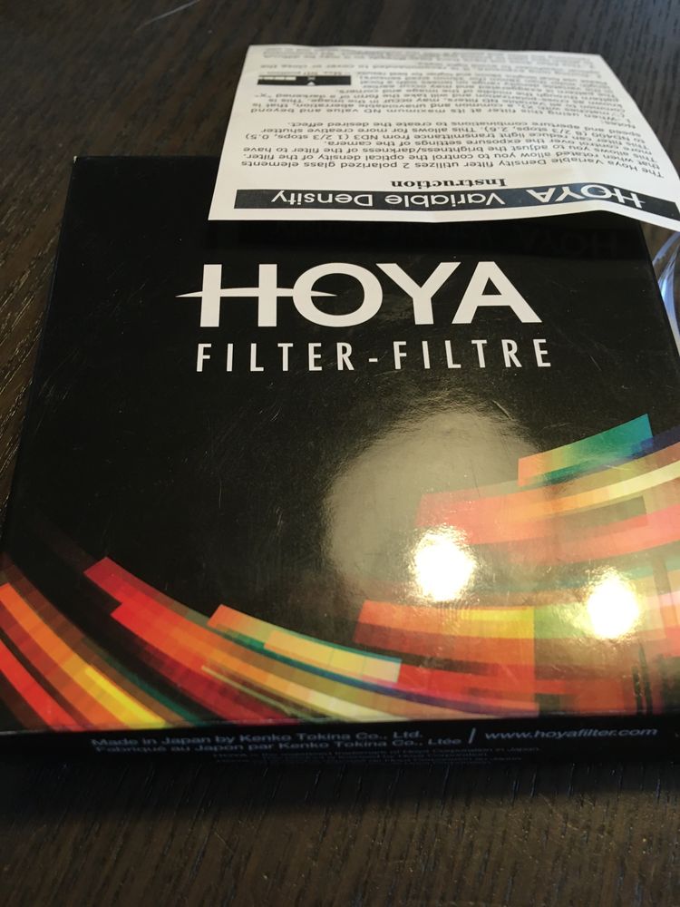 Filtr Hoya Variable Density 52mm filtr regulowany szary