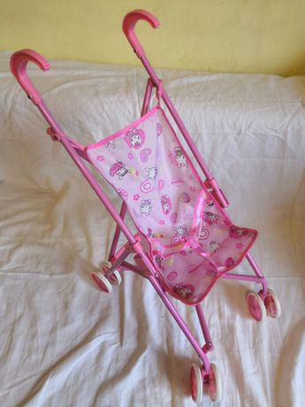 Детская коляска для куклы Hello Kitty