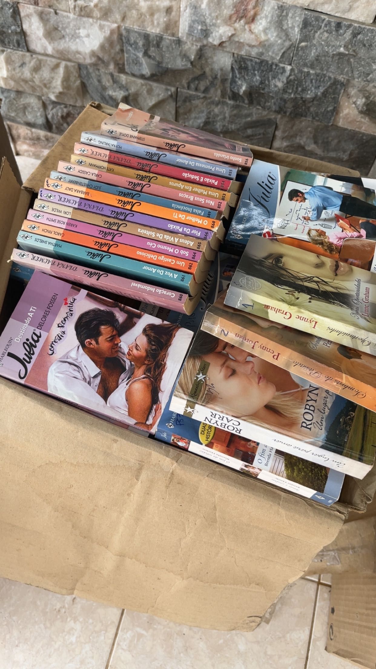 Coleção livros Júlia lote
