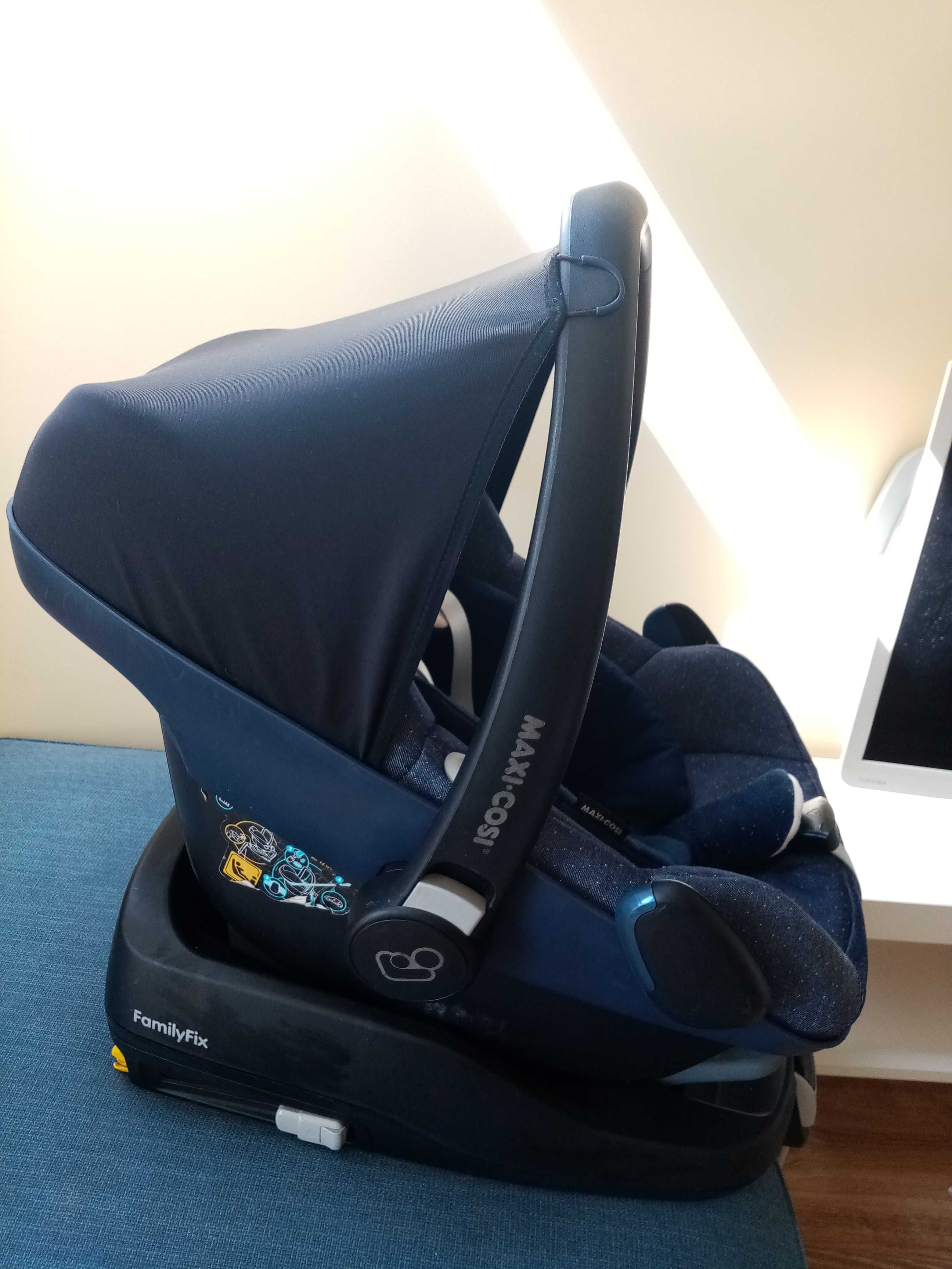 Fotelik isofix nosidełko Maxi-Cosi z elektroniczną bazą Family Fix