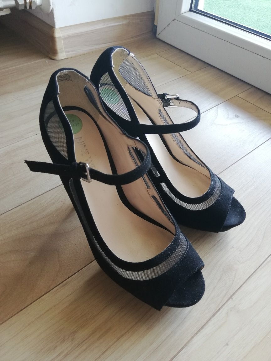 Nine West 37 czarne szpilki