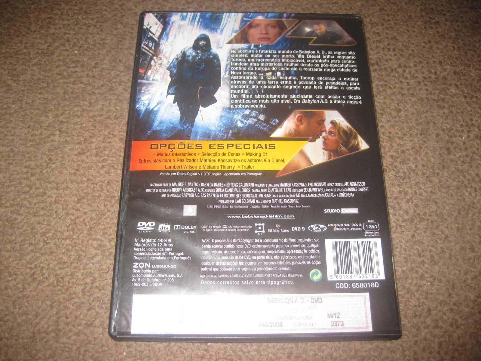 DVD "Babylon A.D." com Vin Diesel