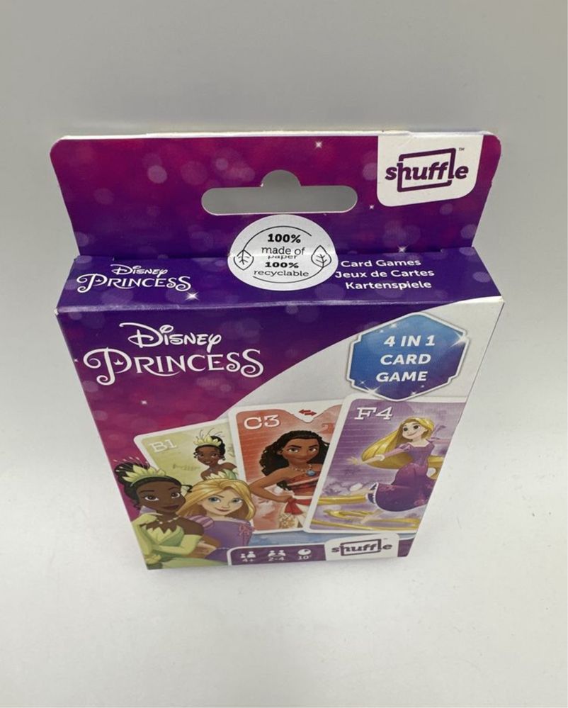 Shuffle gra w karty 4 w 1 Disney Princesskarton 32
