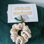 Kwiatowa opaska + scrunchie